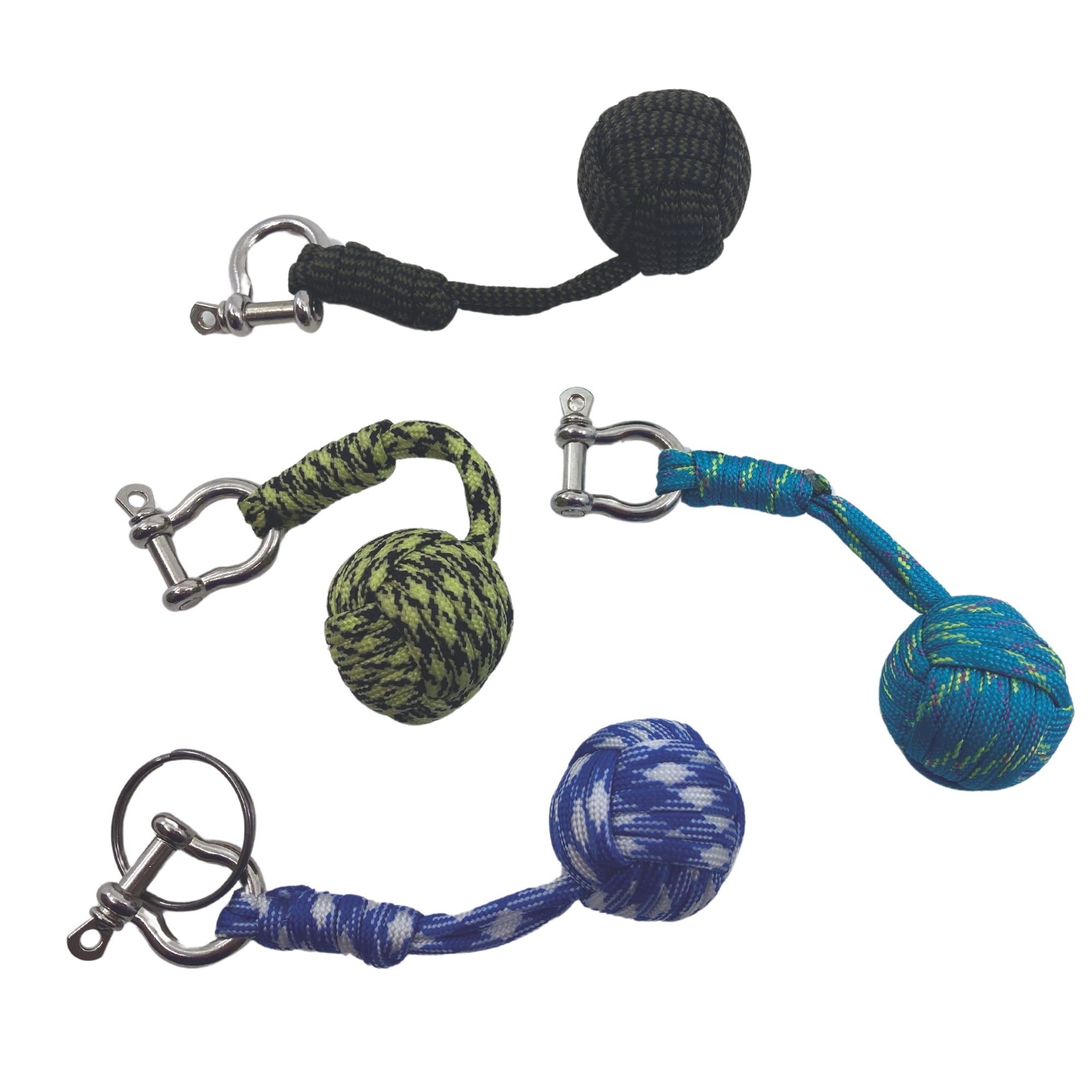Monkey Fist & Shackle Keyring