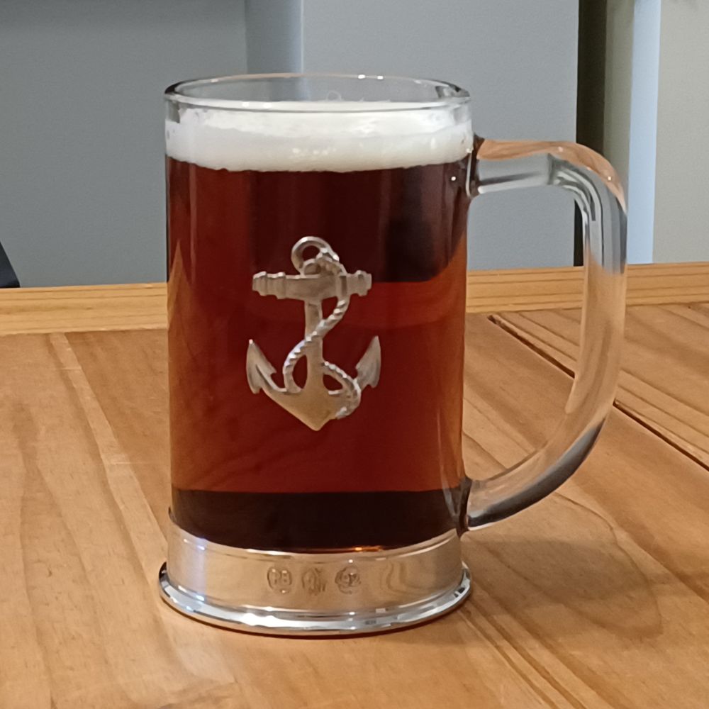 Glass Anchor Tankard