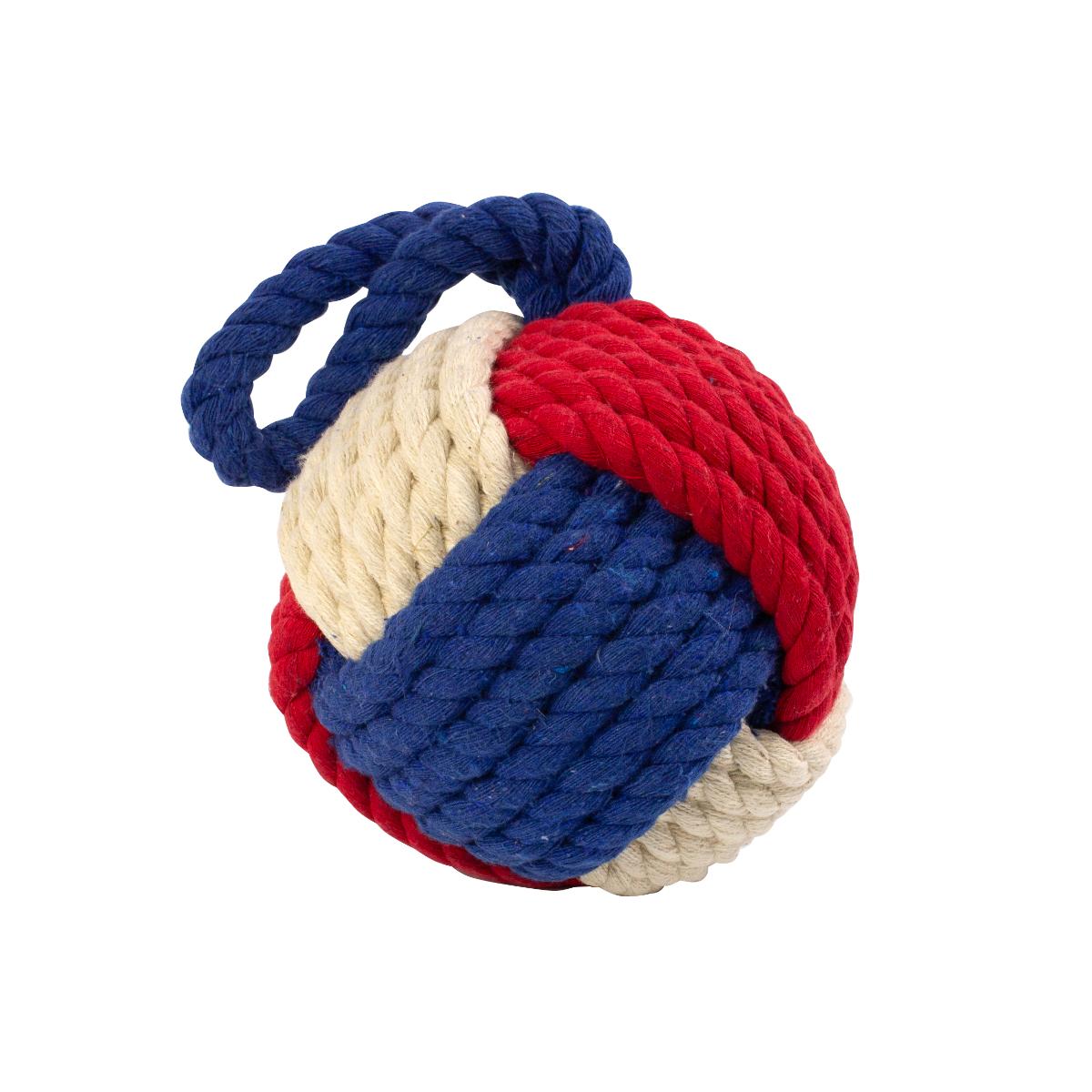 Monkey Fist Doorstop - Red/White/Blue