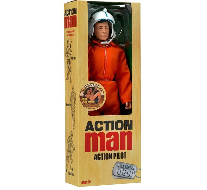 Action Man Action Pilot toy figure in packaging on a white background