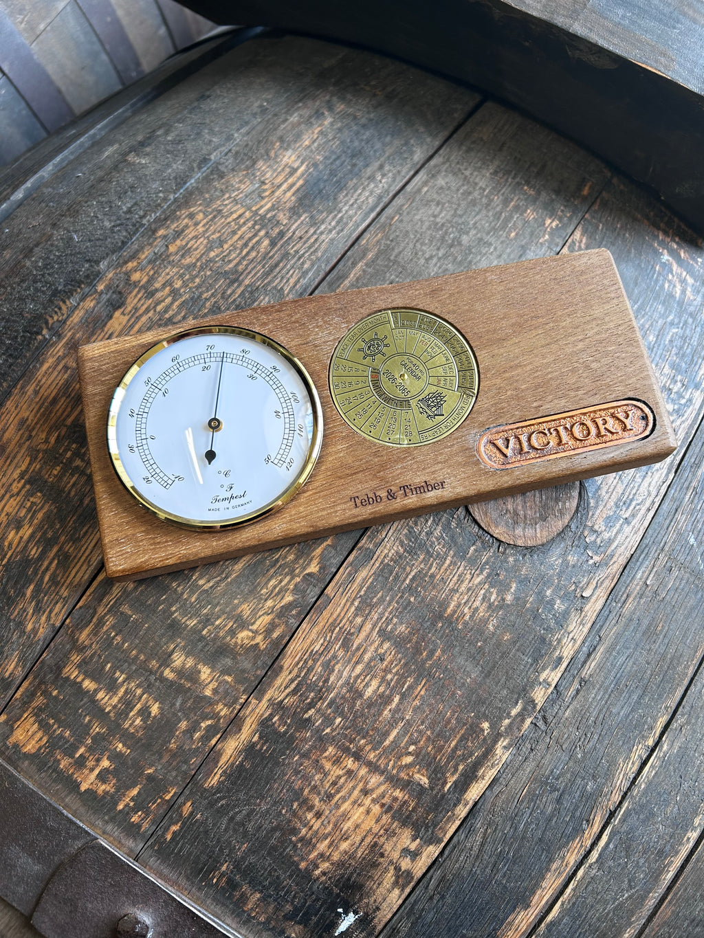 HMS Victory Wood Weather Calendar