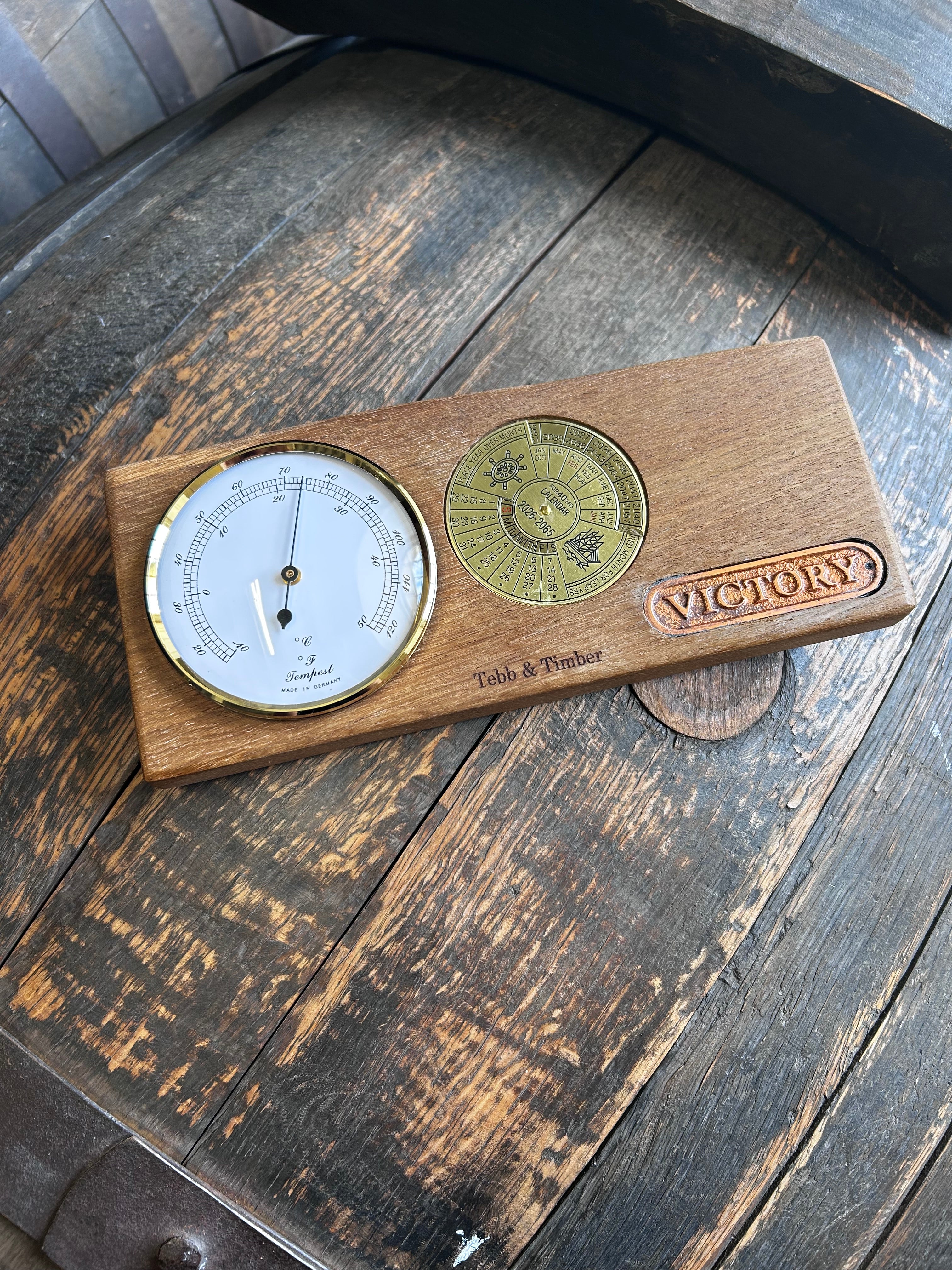 HMS Victory Wood Weather Calendar