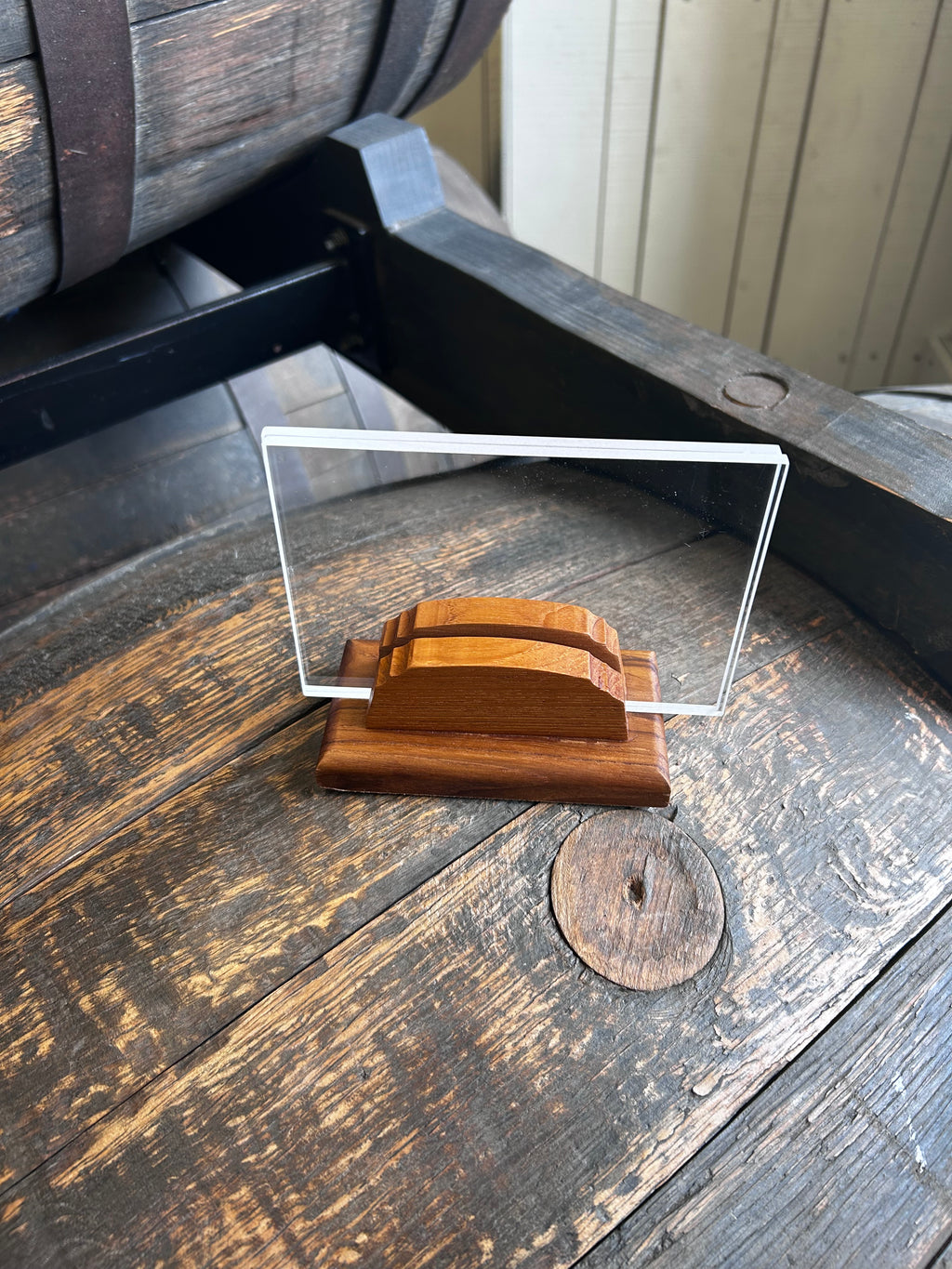 HMS Victory Wood Photo Holder