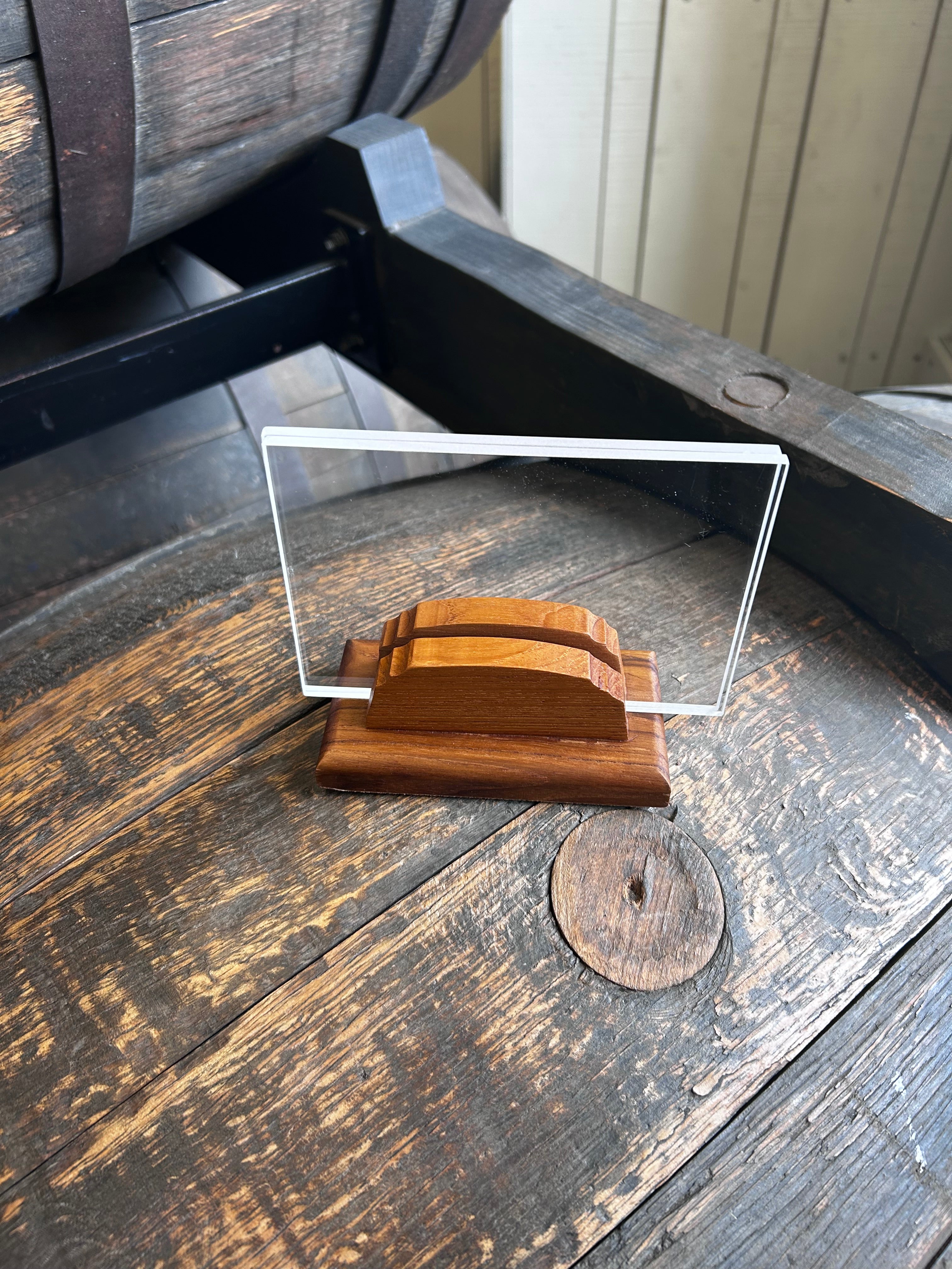 HMS Victory Wood Photo Holder