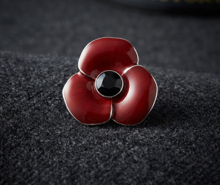 Poppy XL Brooch