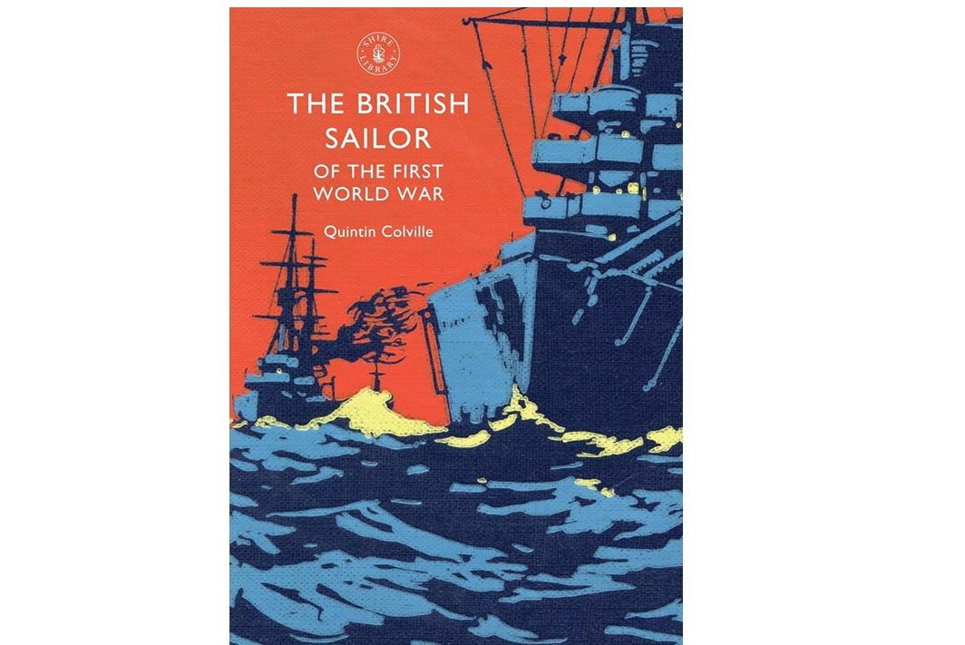 Book cover of 'The British Sailor of the First World War' with ships on a red background