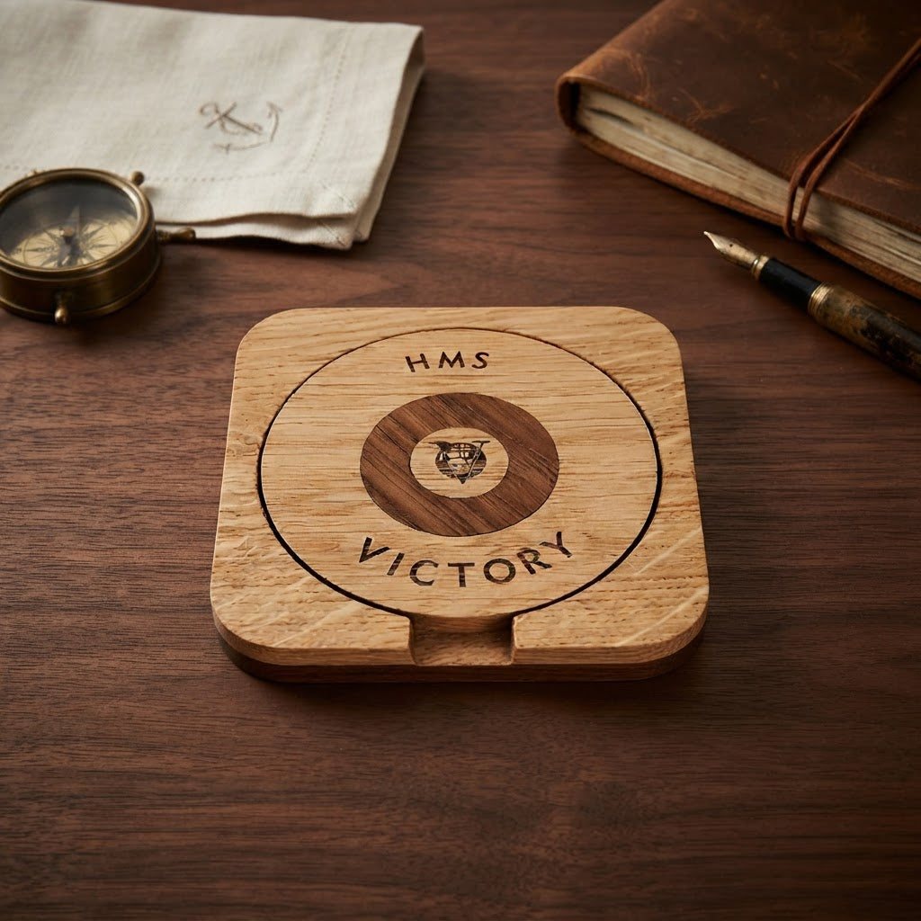 HMS Victory Wood Coasters Set