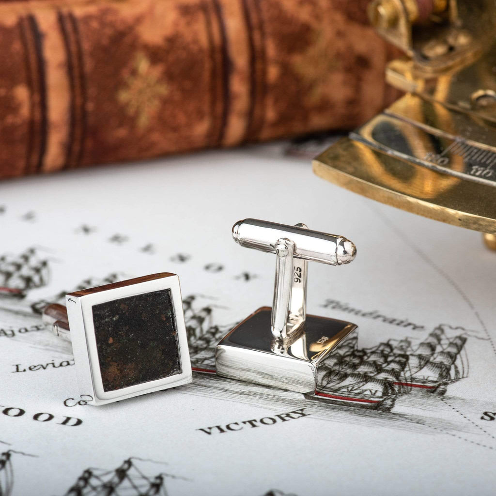 HMS Victory Copper Cufflinks