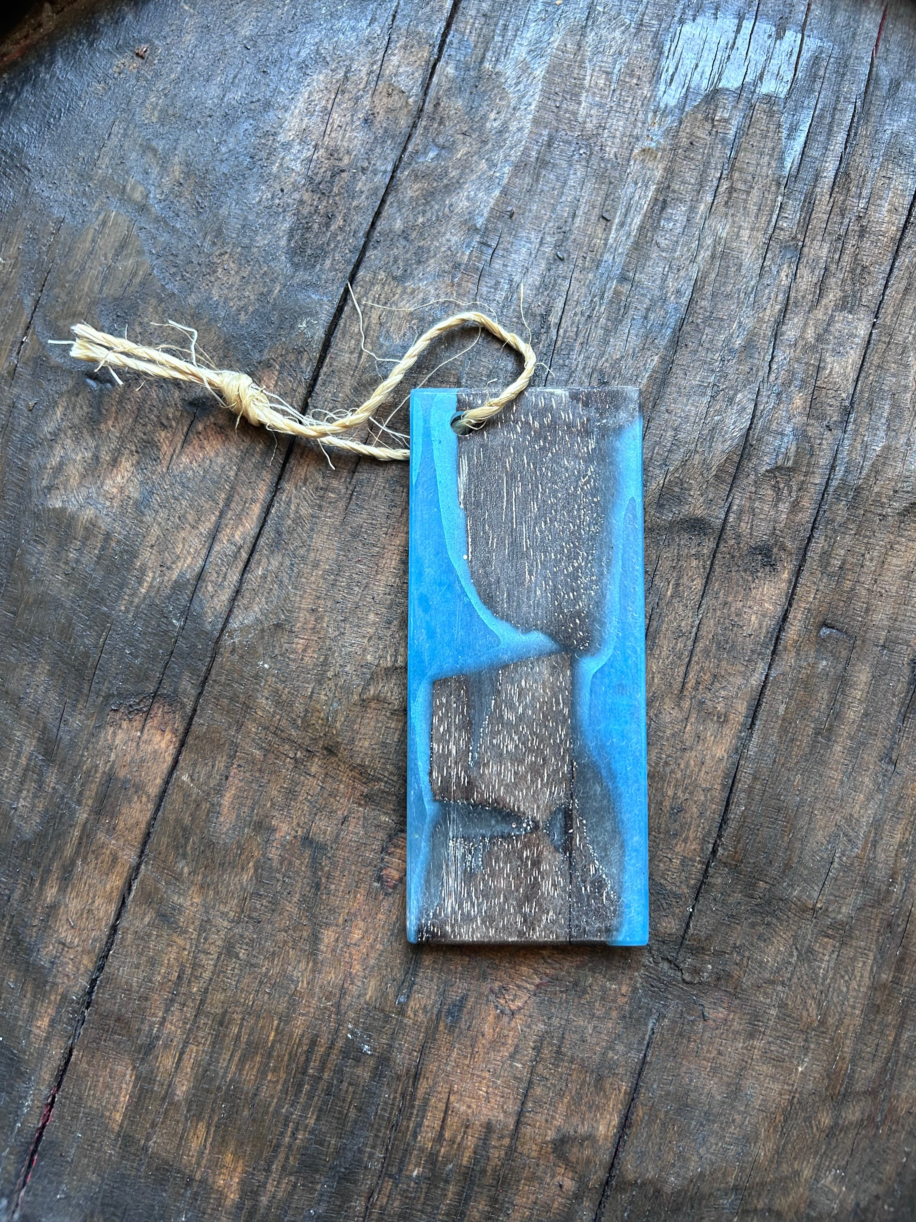 HMS Victory Epoxy & Wood Bookmark