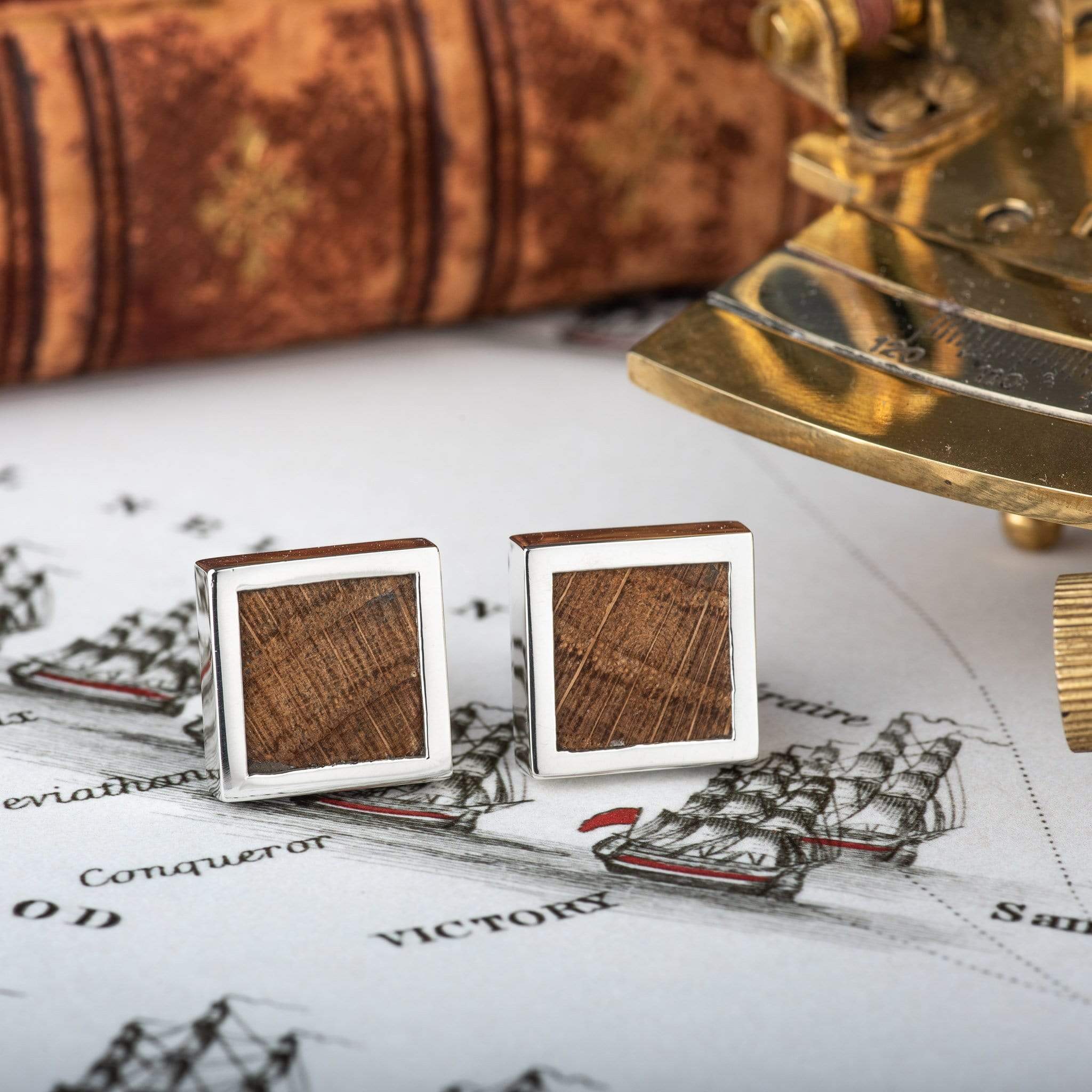 HMS Victory Oak Cufflinks