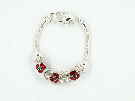 Poppy Charm Bracelet